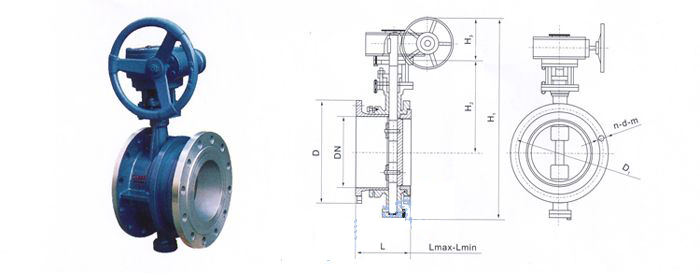 SD343H蝸輪傳動(dòng)法蘭式伸縮蝶閥 SD343H蝸輪傳動(dòng)法蘭式伸縮蝶閥